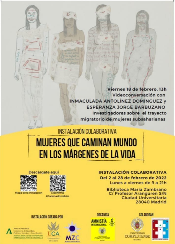 Acto y Exposición "Mujeres que caminan mundo en los márgenes de la vida"